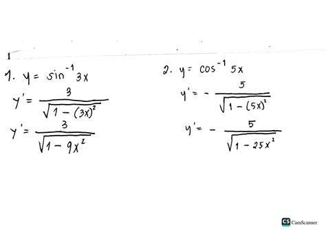 Solution Derivative Of Inverse Trigonometric Function Problem With