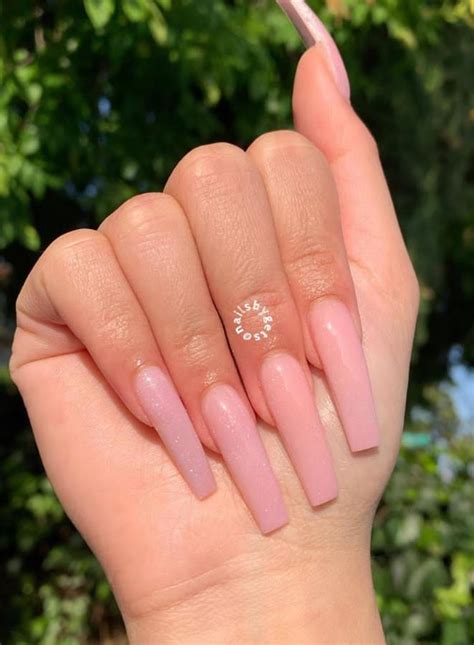 Beautiful Acrylic Pink Coffin Nails Art Ideas For Summer Keep