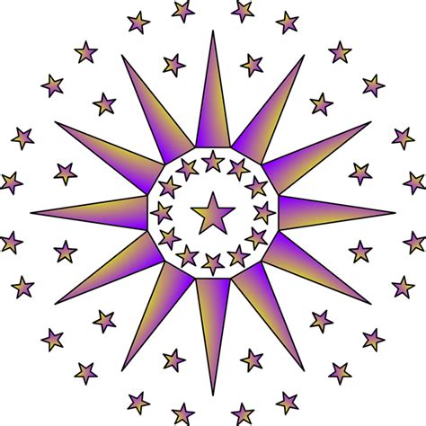 Star Pattern Ornament Free Vector Graphic On Pixabay