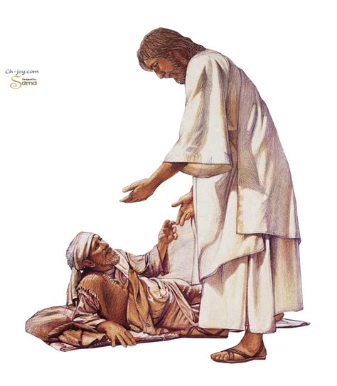 Jesus Heals A Paralyzed Man By Sama By Samasmsma On Deviantart