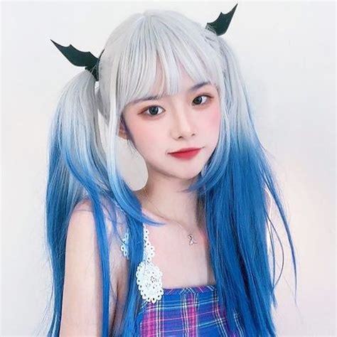 🖤orezoria Aesthetic Clothes Online Shop Egirl Outfits Pretty Hair Color Blue Hair