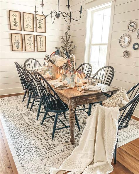 Subtle Festive Display In Shiplap Dining Room Soul And Lane