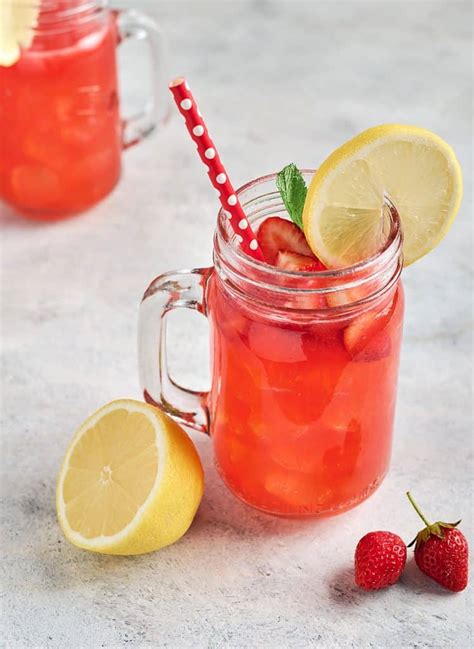 Strawberry Acai Lemonade Best Summer Refresher Drink Recipe