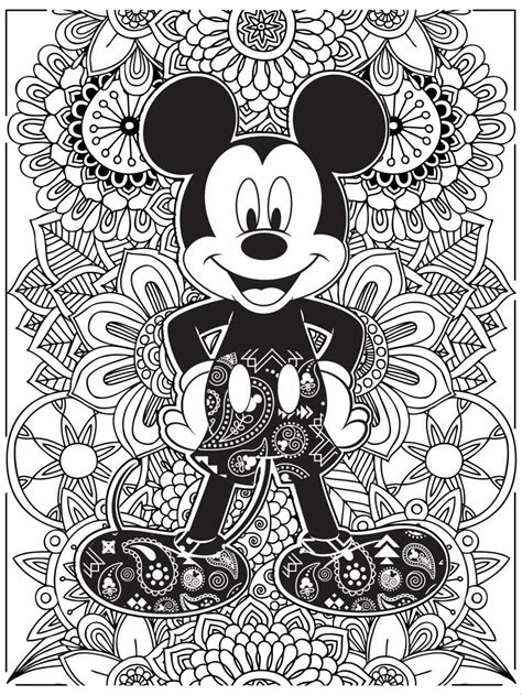 You could also print these pages and put together an abc coloring book. Printable Mickey Mouse PDF Coloring Pages