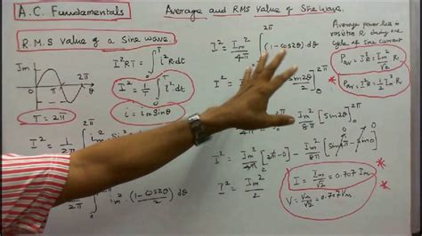 Triangular wave rms value calculation A.C. FUNDAMENTALS - PART - 02 - AVERAGE AND R.M.S. VALUE ...