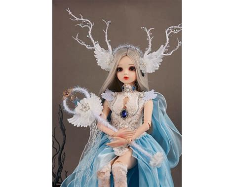 Fantasy Fairy Of Full Set Bjd Doll 60cm With Clothes Handmade Etsy
