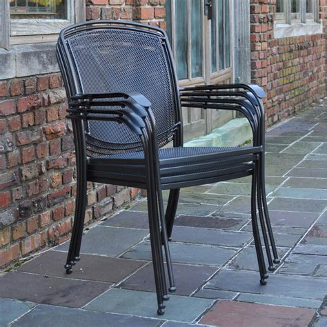 Kettler Henley Wrought Iron Patio Dining Arm Chair Bbqguys