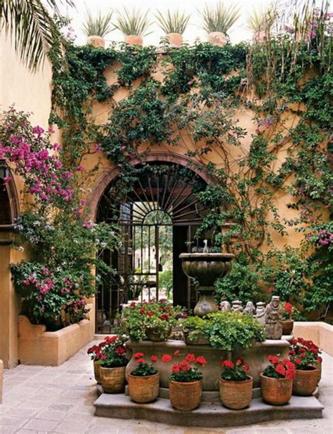 Hacienda Gardens Mexican Courtyard In 2018 Excation Info Casas S