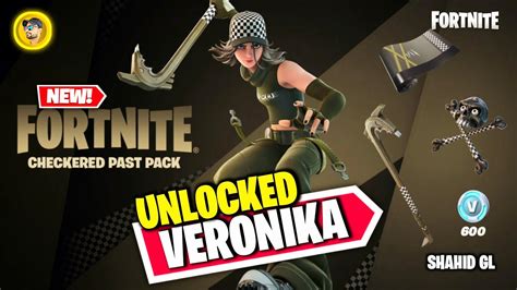 New Fortnite Checkered Past Pack Veronika Skin Gameplay Chapter 3