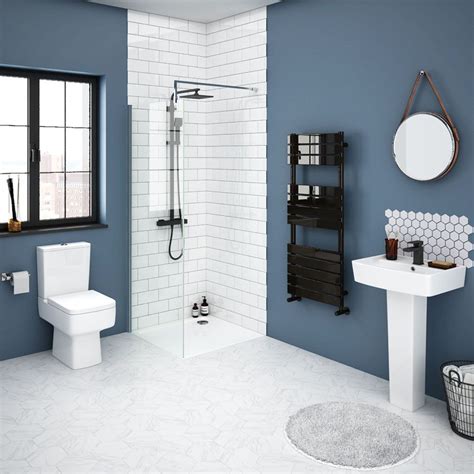 When it comes to small ensuite bathroom ideas, it is often the little things that stand out the most! Brooklyn En-Suite Bathroom Suite | Victorian Plumbing UK ...
