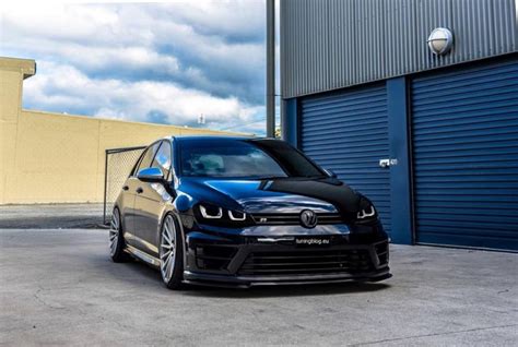 Negro Vw Golf R Mk7 Con óptica De Black Line Por Tuningblogeu