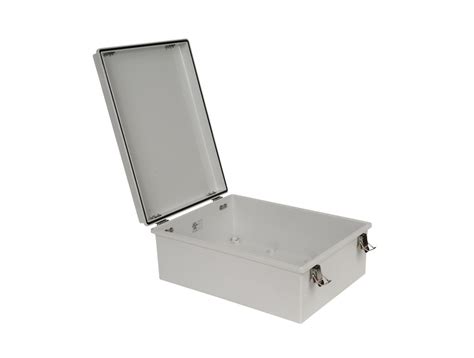 Fiberglass Box With Self Locking Latch Pth 22730 L Bud Industries