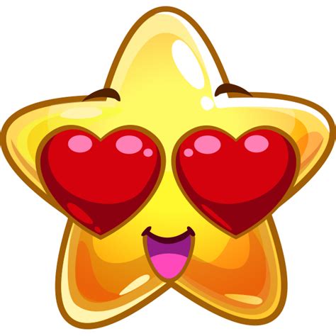 Emoji Con Estrellas En Los Ojos Png