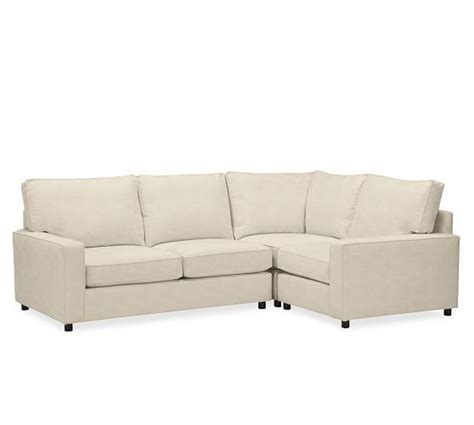 Pb Comfort Square Arm Upholstered 3 Piece Sectional Sectional 3