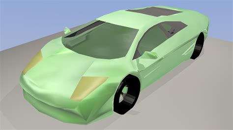 Lamborghini Murciélago Blender 3d Model
