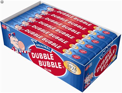 Dubble Bubble Big Bars Original Flavor 24ct Dubble Bubble Dubble