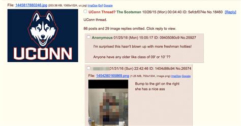 Disgusting Anonymous Website Hosts Forum For Leaked UConn Nudes