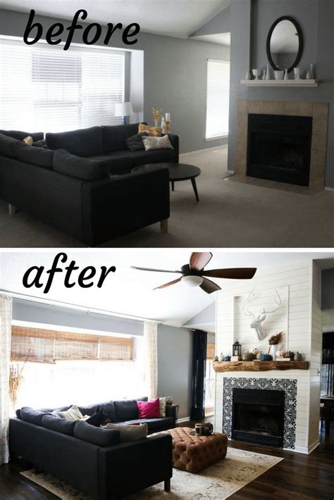 Before And After Living Room Renovation Photos A Gorgeous Living Room