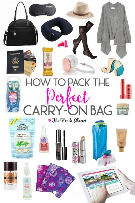The Ultimate Carry On Packing Guide The Blonde Abroad