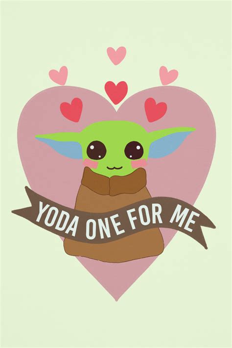 Valentines Day Cards Yoda Design Corral