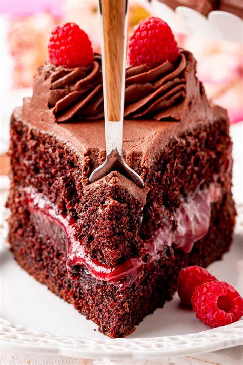 Chocolate Raspberry Cake Sugar And Soul