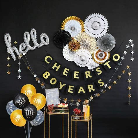 Get The Celebration Started With These 80th Birthday Party Ideas