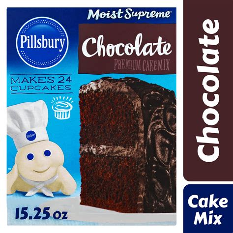 Pillsbury Moist Supreme Premium Chocolate Cake Mix 15 25 Oz Box