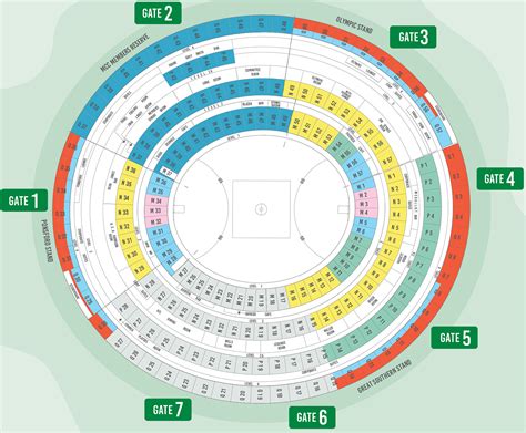 Optus Stadium Detailed Seating Plan Optus Stadium Interactive Seating