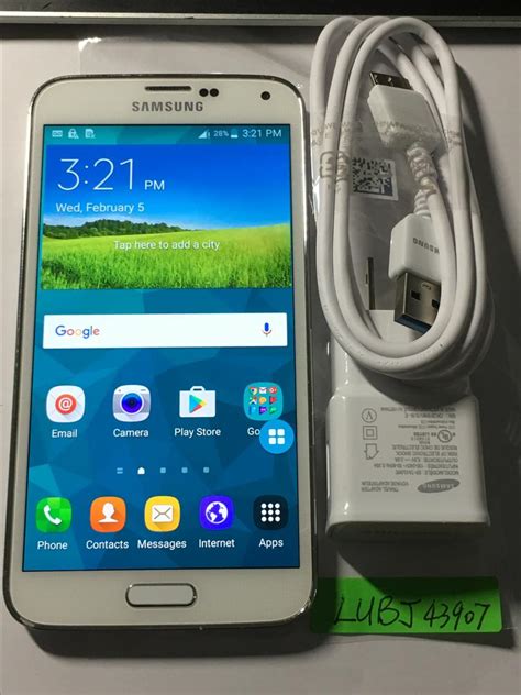 Samsung Galaxy S5 Sprint White 16gb Sm G900p Lubj43907 Swappa