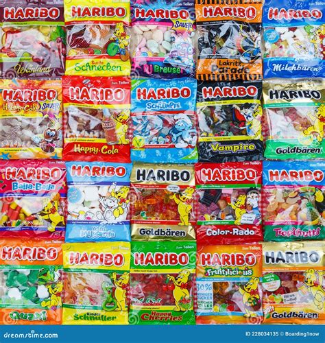 Haribo Gummy Bear Gummi Candy Candies Different Types Variety