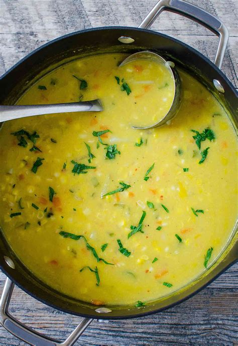 See more ideas about corn recipes, recipes, cooking recipes. Healthy Summer Corn Chowder Recipe | Dairy Free, GF