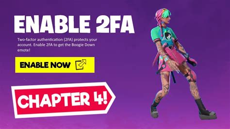 How To Enable 2fa In Fortnite Chapter 4 Youtube
