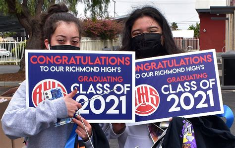 wccusd high school graduation schedule announced richmond standard