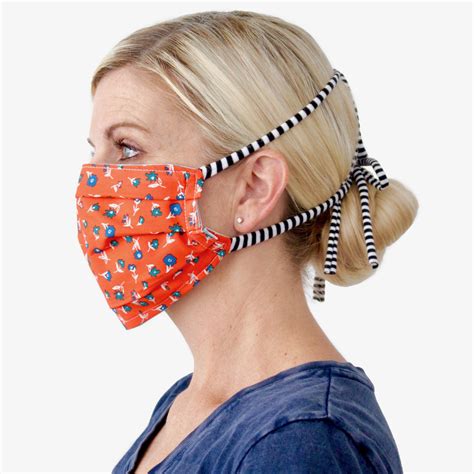 Fabric Face Mask With Ties Made Everyday