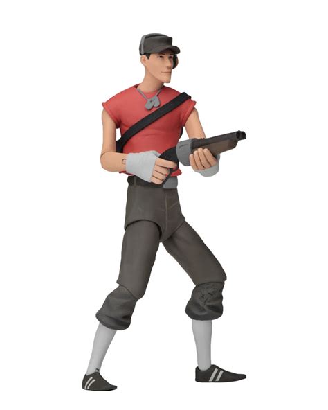 Red Scout Team Fortress 2 7″ Scale Action Figure Series 4 Red