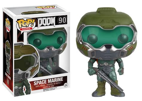 Funko Pop Doom Cyberdemon And Space Marine Action Figures Released