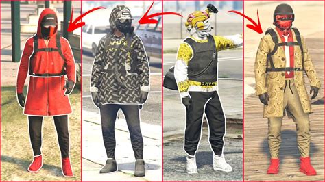 Gta 5 Online 4 Simple And Easy Asf Tryhardrng Outfits Using Clothing