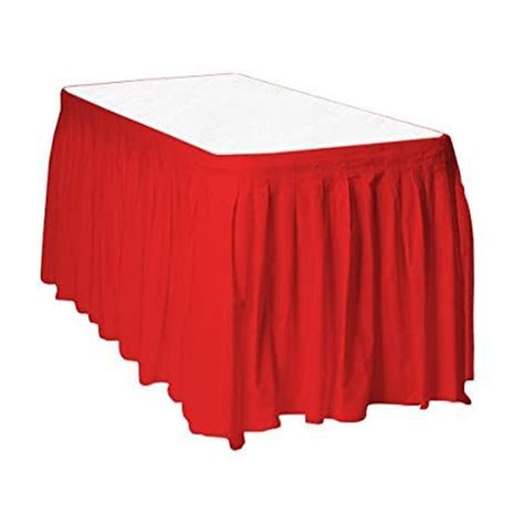 Shop Now Apple Red Table Skirt 14ft X 29in Party Centre Uae 2024