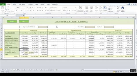 How To Create A Fixed Asset Register In Excel Printable Templates