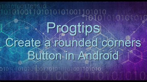 Create A Rounded Corners Button In Android Youtube