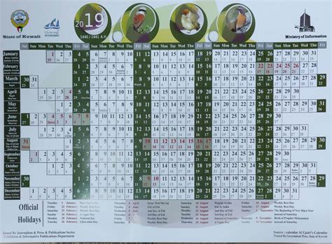 Printable Calendar 2022 For Kuwait Pdf 30 Elna Elfrink