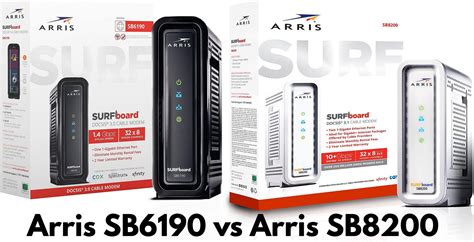 Arris Sb6190 Vs Arris Sb8200 Which Cable Modem To Buy In 2023