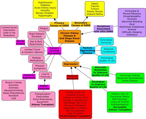 You can no longer live without dialysis or a kidney transplant, and your survival is now at high risk. Depression in End Stage Renal Disease