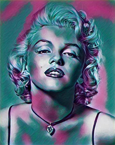 Most paintings depict her as mysterious and beautiful. Marilyn Monroe Pop Art USA Digital Art by Art by Sascha ...