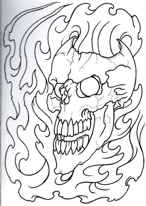 Evil Skull Tattoos Outlines Evil Tattoo Outlines Evil Skull Tattoo