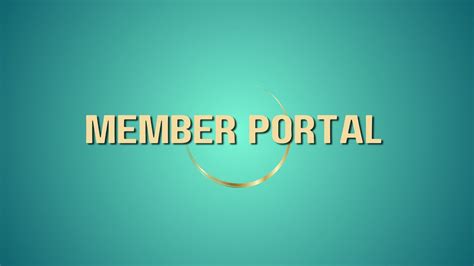 Member Portal Youtube