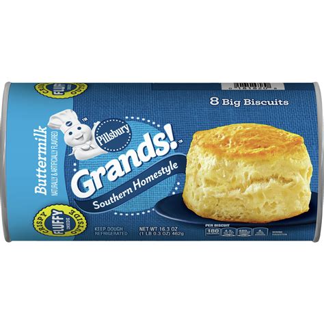 Pillsbury Grands Homestyle Buttermilk Biscuits 163 Oz