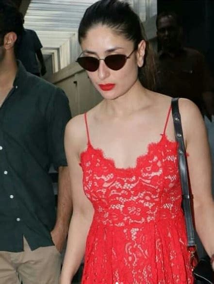 Kareena Kapoor Khan Looks Stunning In This Red Lace Dress The Daily Chakra