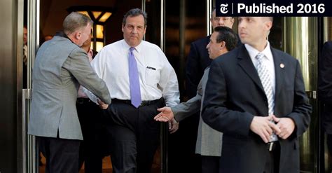 Chris Christie Becomes Powerful Figure In Donald Trump Campaign The New York Times