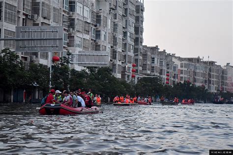 [in Photos] Rescue Efforts Are Ongoing In Flood Hit Weihui In China’s Henan Province